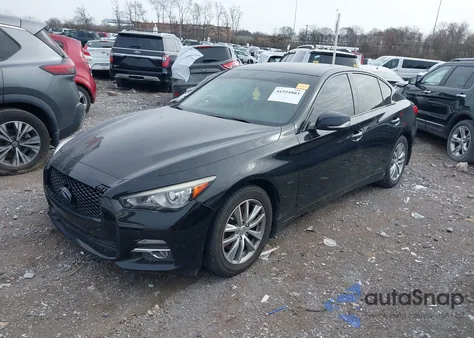 2016 Infiniti Q50 3.0T Premium from USA, damaged, VIN JN1EV7AR9GM341674